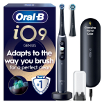 Oral-B iO9 elektrisrmusharja, must + laadimiskohaga reisimbris (067591)