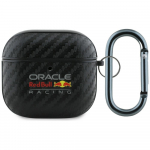 Red Bull PU Carbon Logo mbris AirPods 4 musta vrvi jaoks