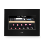 Caso | Wine Cooler | WineDeluxe E 18 | Energy efficiency class G | Built-in | Bottles capacity 18 bottles | Cooling type Compressor technology | Black