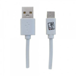 2GO USB ladepiiraja/datadeepiiraja USB Type-C 3.1 1m valge PET-kastikas