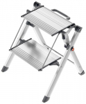 Hailo MK80 ComfortLine step bench/ aluminum / 2 steps