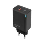 maXlife MXTC-09-45AC GaN PD QC laadija 1x USB-C 1x USB 45W must