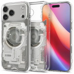 SPIGEN case ULTRA HYBRID MAG hilduv MagSafe'iga IPHONE 17 Pro jaoks, zero one, naturaalne titaan