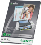 LEITZ iLAM A4 UDT 80 mikrofoni likega lamineeritud tasku, 100 tk (74780000)