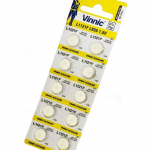 Vinnic AG8 Tablet battery in blister package 1.5v (10 pcs)