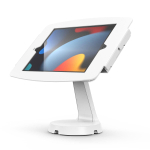 Compulocks iPad 10.2"" Space Enclosure Mast Counter Stand - White