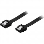 Fuj:tech Deltaco SATA III kaabel, 30 cm, must (SATA-1000)