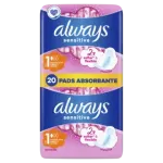 Always Pads Always Ultra Duo Sensitive Normal+ 20 stk.