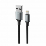 Swissten Tekstiil II USB Lightning andmete ja laadimiskaabel 1,5m