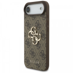 GUESS Telefonikinnitus iPhone 17 Air jaoks, suur logo, pruun