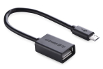 UGREEN 10396 USB 2.0 kaabel USB A kuni Micro-USB B 0,12 m 0,48 Gbit/s / must