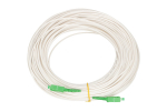 Extralink SC/APC-SC/APC | Patchcord | LSZH, he reiimi, Simplex, G.657A1, 3mm, 30m, valge