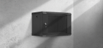 LANBERG INSTALLATSIOONIKAAP RIBA 19" 6U 540X350 MUST GLASS DOOR (FLAT PACK)