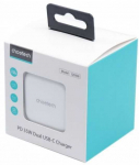 Choetech Q5008 2x USB Type-C 35W White