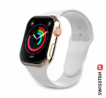 Swissten Silikoonrib Apple Watch 1/2/3/4/5/6/SE / 38 mm / 40 mm / Valge