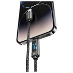 USAMS Kabel USB-C na Lightning 30W 1,2m tsingisulamist kiirlaadimiskaabel Meteor seeria SJ743USB01 (US-SJ743)