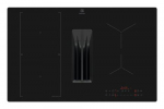 Electrolux HHOB8T5MC Black Built-in 80 cm Zone induction hob 4 zone(s) Built-in hoodEstonia:HHOB8T5MC musta vrvi sisseehitatud 80 cm induktsioonpliit 4 tsoonist sisseehitatud kapott