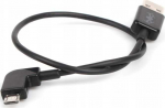 Xrec 30 cm MicroUSB-kaabel telefonile/nutitelefonile DJI droonile