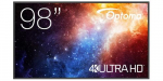 OPTOMA N3981K digitaalne nitusekran 2,49 m (98) LED Wi-Fi 500 cd/m 4K Ultra HD Must Android 11 24/7