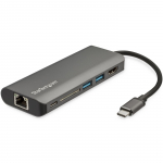 StarTech.com USB C Multiport Adapter - USB-C Travel Dock to 4K HDMI,