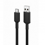 ALOGIC Elementide PRO USB-A to USB-C toitekaabel 3A - 1m - Must