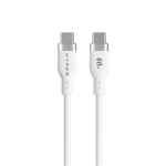 Hyper Mahlajood USB-C silikoonsed laadimiskaablid, 1,5 m, valge | HJ4011WHGL