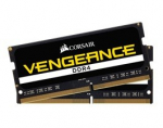 CORSAIR DDR4 SODIMM 16GB/2666 (2*8GB) CL18-19-19-39 musta