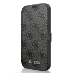 GUESS GUFLBKSP12M4GG iPhone 12/12 Pro 6,1" sari/halli raamat 4G Charms Collection