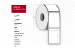 Capture Label 51 x 25mm, Core 25mm, Thermal Transfer, Uncoated,