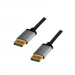 Logilink DisplayPort kaabel, 4K/60 Hz, DP/M kuni DP/M,alu, 2m