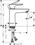 Hansgrohe Talis E110 71712670