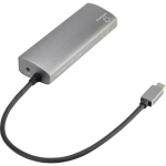 Renkforce RF-3374952 slearvuti dokk/portreplitseerija USB 2.0 Type-C Must, Hall