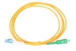 Extralink SC/APC-LC/UPC | Patchcord | he moodusega, simplex, G652D, 3mm, 1m