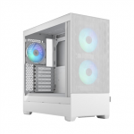 FRACTAL DESIGN PC korpus Pop Air TG Clear Tint RGB valge