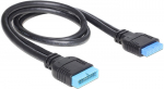 Delock USB 3.0 19-pin IDC20 kuni IDC20 pikenduskaabel, 45 cm (82943)