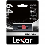 Lexar 64GB JumpDrive D300 USB 3.2 Black