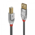 Lindy USB 2.0 kabel, tp A/B, kroomiline, kaheksiklgne, 7,5 meetrit pikk