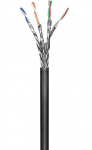 MicroConnect S/FTP CAT6 Outdoor 100m, Black Solid, AWG 23/1 CCA, Jacket