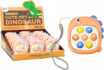 LEAN Toys Arcade Game Whack A Mole Letters Dinosaur Orange
