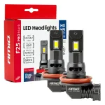 Amio LED esikusibulate seeria F25 PRO MUST TIS CANBUS H8 H9 H11 H16 68W 12V 24V -04721