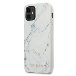 GUESS GUHCP12SPCUMAWH iPhone 12 mini 5,4" biay/white hardcase Marmor