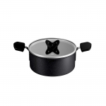 TEFAL Excell Cook katel, 20 cm/2,7 l, klaasikaane, must (G3394432)