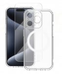 VMAX Vmax Set MagSafe Case + Tempered Glass 2,5D for Apple iPhone 15 Pro Max