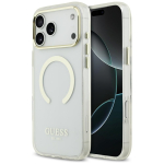 GUESS Etui Metal Outline MagSafe iPhone 18 Pro Max / 17 Pro Max kuldne