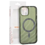 Tecto Shield Desert Mag likompass iPhone 13 / 14 6,1" tumed-oliivik