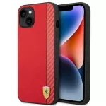 FERRARI FEHCP14SAXRE iPhone 14 / 15 / 13 6,1" punane kvakesteld Carbon