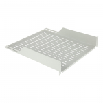 Lanview 2U 19"" D=550mm RACK MOUNT SHELF WHITE