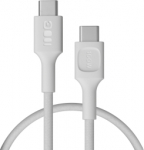 GREEN CELL Kabel PowerStream USB Type-C mees - USB Type-C mees 100W Valge 0,3m