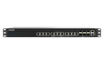 QNAP QSW-M5218P-6F12T vimendus, hallatav L3 10G Ethernet (100/1000/10000), Power over Ethernet (PoE), 1U, must