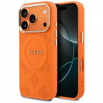 GUESS Etui Peony Hot Stamp MagSafe iPhone'i 17 Pro Max oran